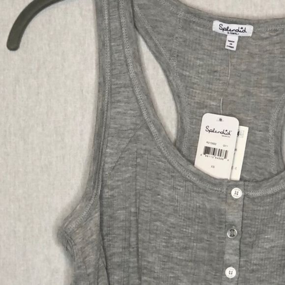 SPLENDID Racerback Sleep Tank In Light - Picture 3 of 9